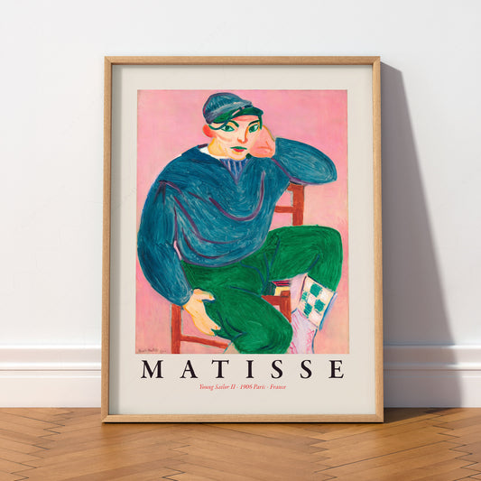 Henri Matisse Young Sailor II Art Print – Museum Wall Poster — artwork preview 2