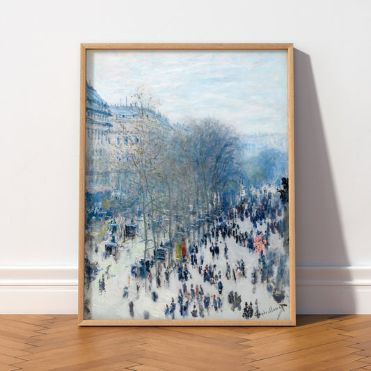 Claude Monet Boulevard des Capucines - Museum Art Print — artwork preview 2