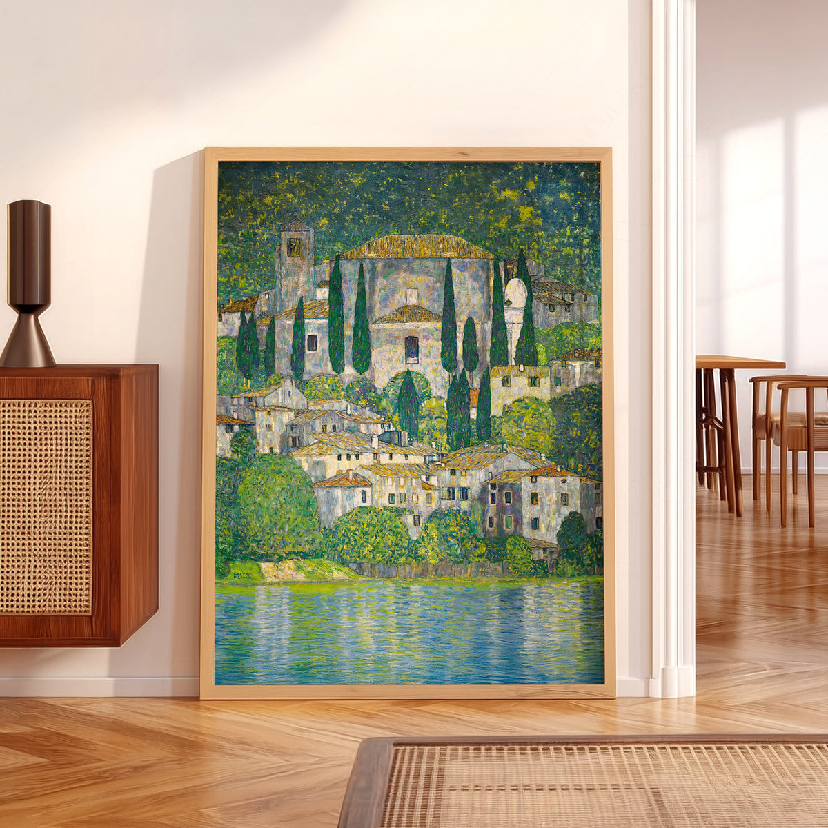 Gustav Klimt Church in Cassone Art Print — artwork preview 5