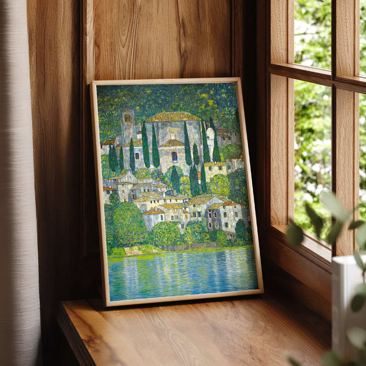 Gustav Klimt Church in Cassone Art Print — artwork preview 7
