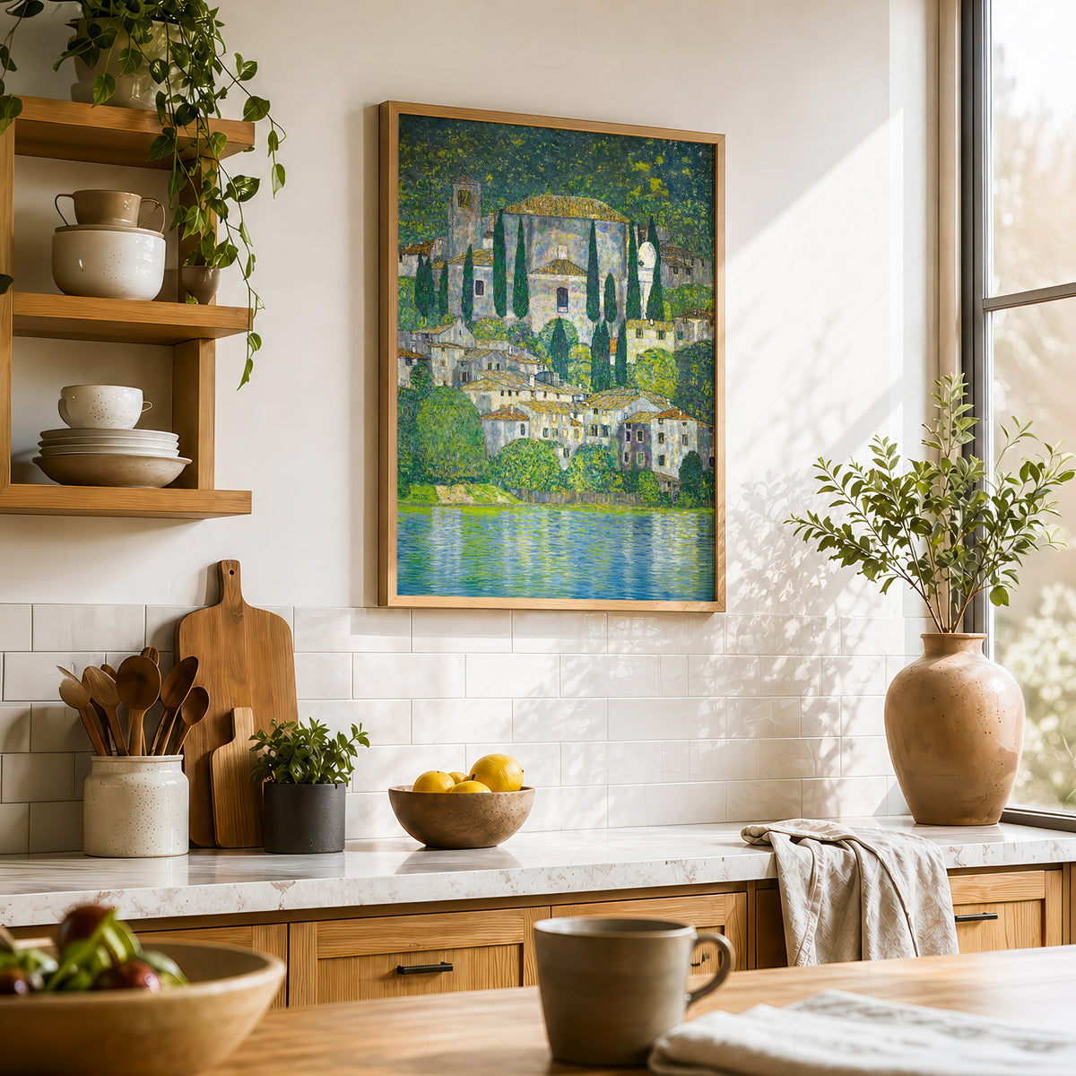 Gustav Klimt Church in Cassone Art Print — artwork preview 23