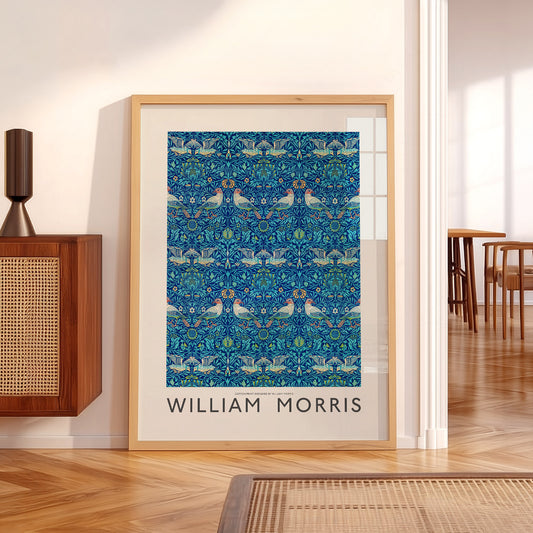 William Morris Bird Pattern Art Print – Arts and Crafts Wall Decor — artwork preview 5
