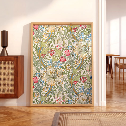 William Morris Golden Lily Art Print – Floral Wall Art — artwork preview 5