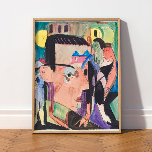 Ernst Ludwig Kirchner Self-Portrait Art Print — artwork preview 2