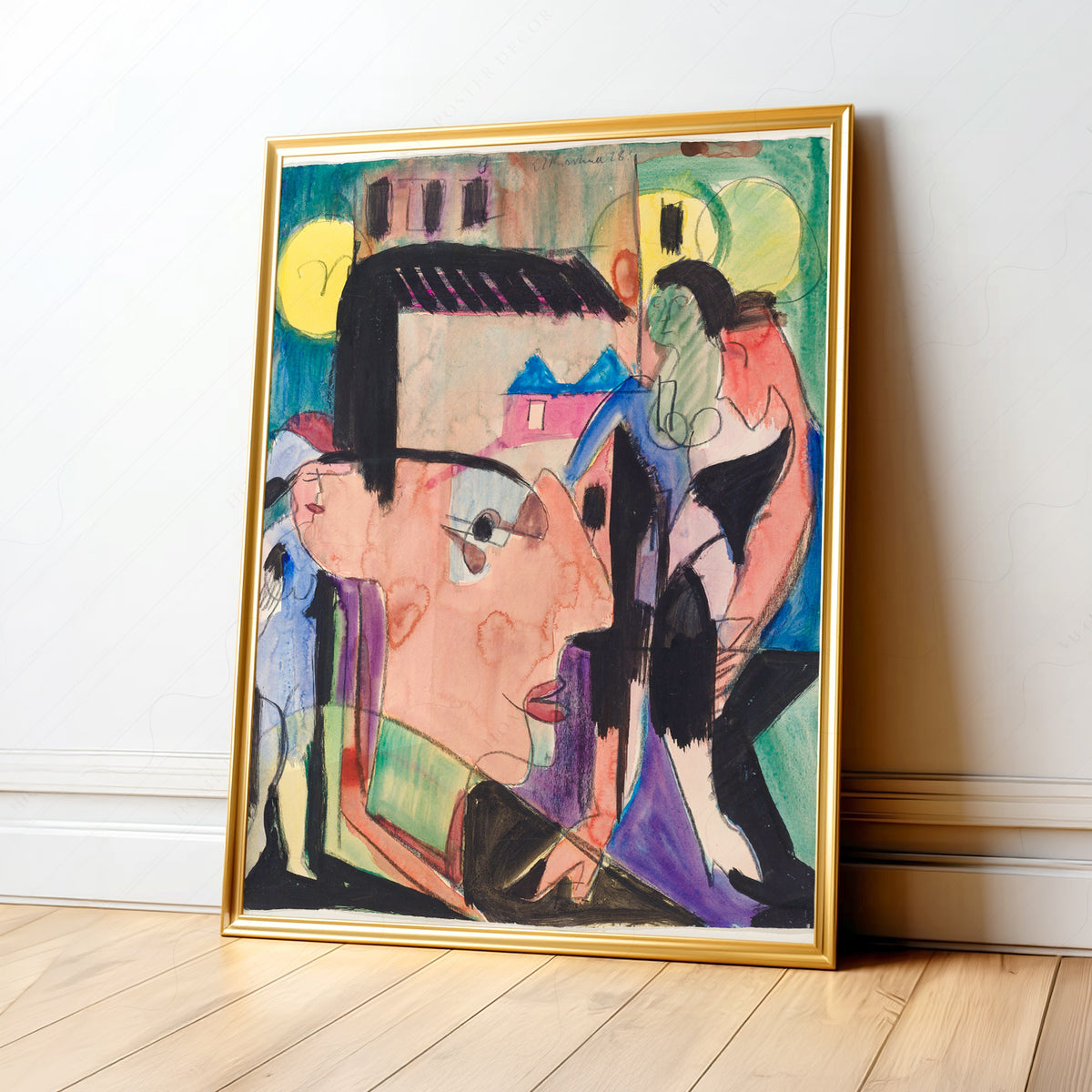 Ernst Ludwig Kirchner Self-Portrait Art Print — artwork preview 1