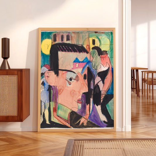 Ernst Ludwig Kirchner Self-Portrait Art Print — artwork preview 5
