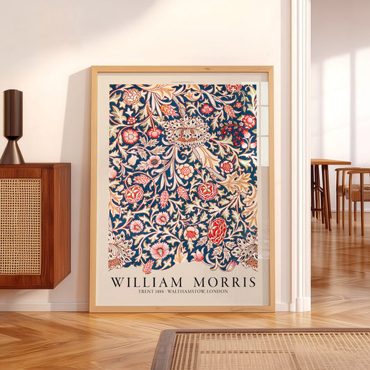 William Morris ,Trent Pattern Art Print – Arts & Crafts Movement Decor — artwork preview 5