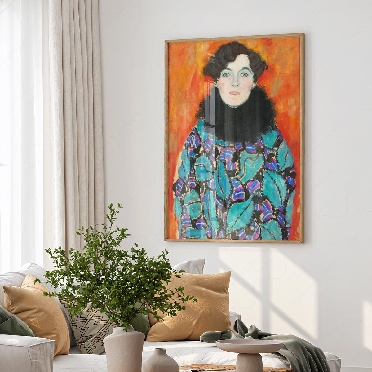 Gustav Klimt Portrait of Johanna Staude Art Print — artwork preview 6