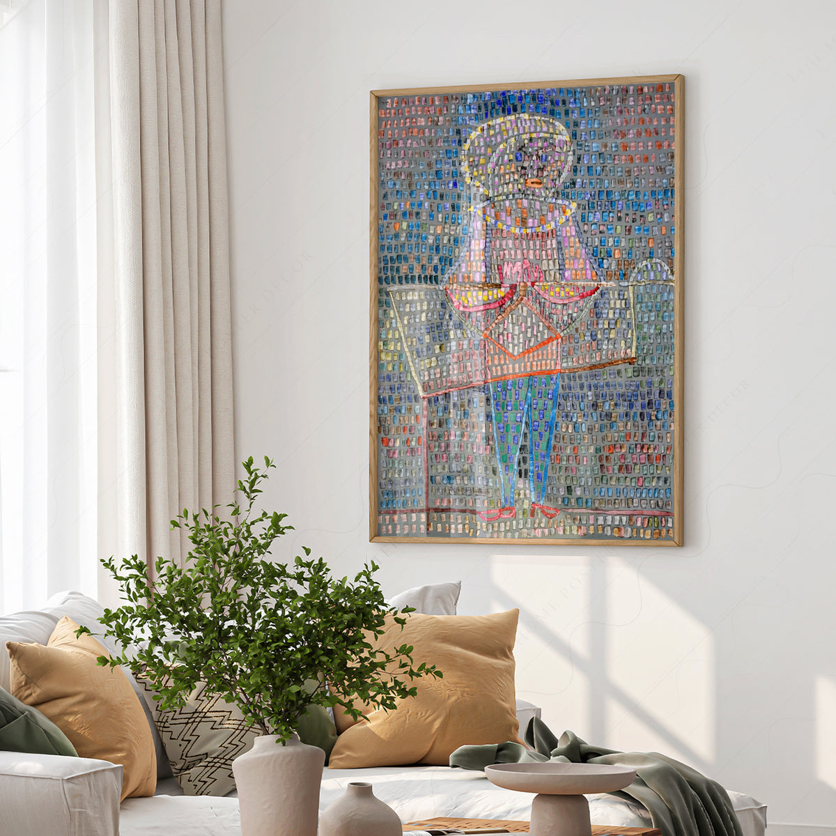 Paul Klee Boy in Fancy Dress Art Print — artwork preview 6