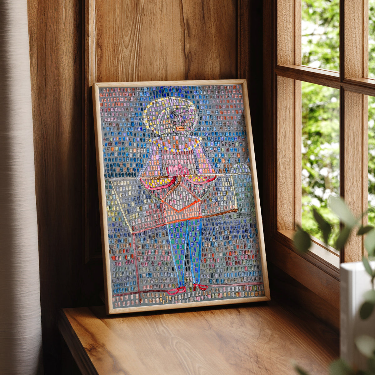 Paul Klee Boy in Fancy Dress Art Print — artwork preview 7