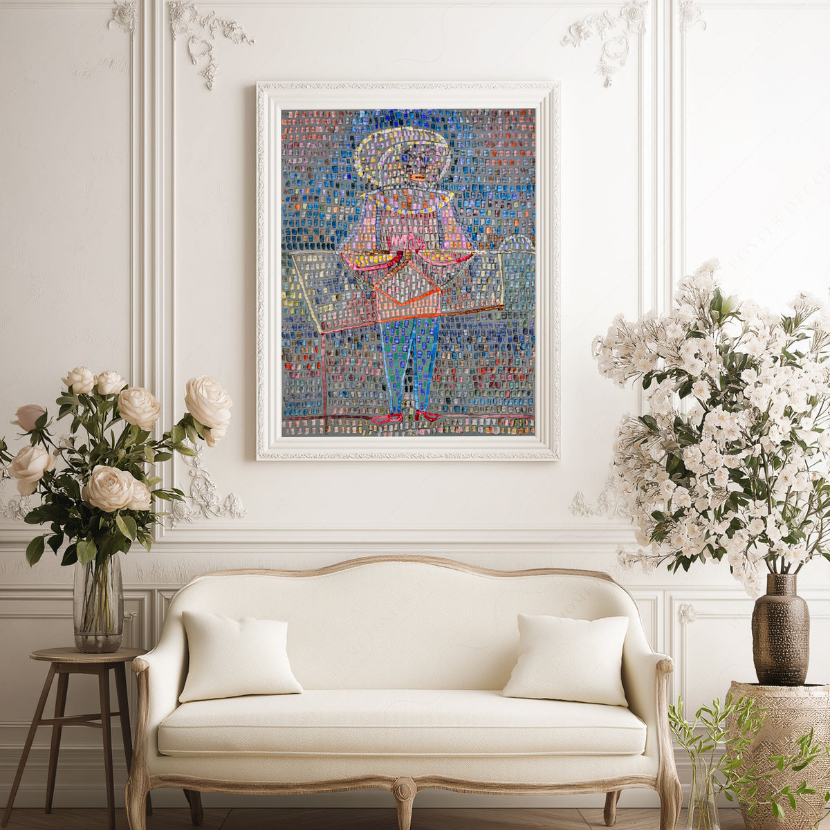 Paul Klee Boy in Fancy Dress Art Print — artwork preview 17