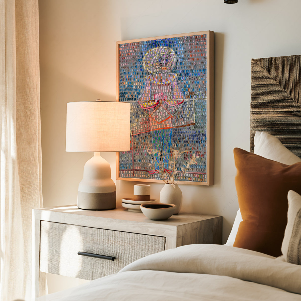 Paul Klee Boy in Fancy Dress Art Print — artwork preview 19