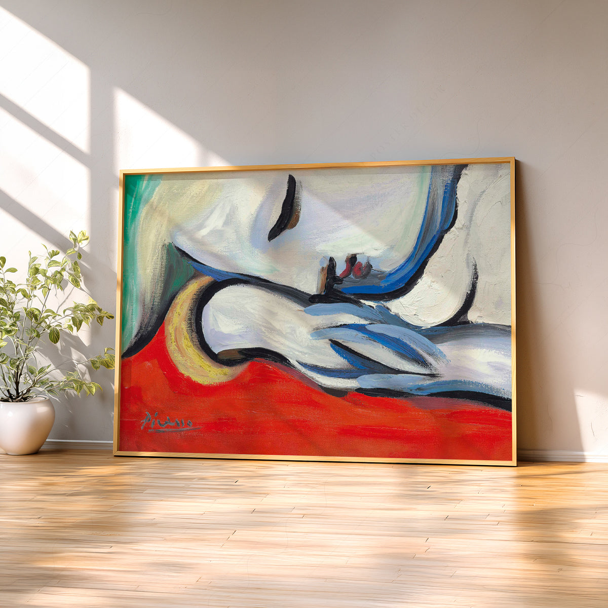 Pablo Picasso Le Repos Art Print – Modern Cubist Wall Art Poster — artwork preview 2