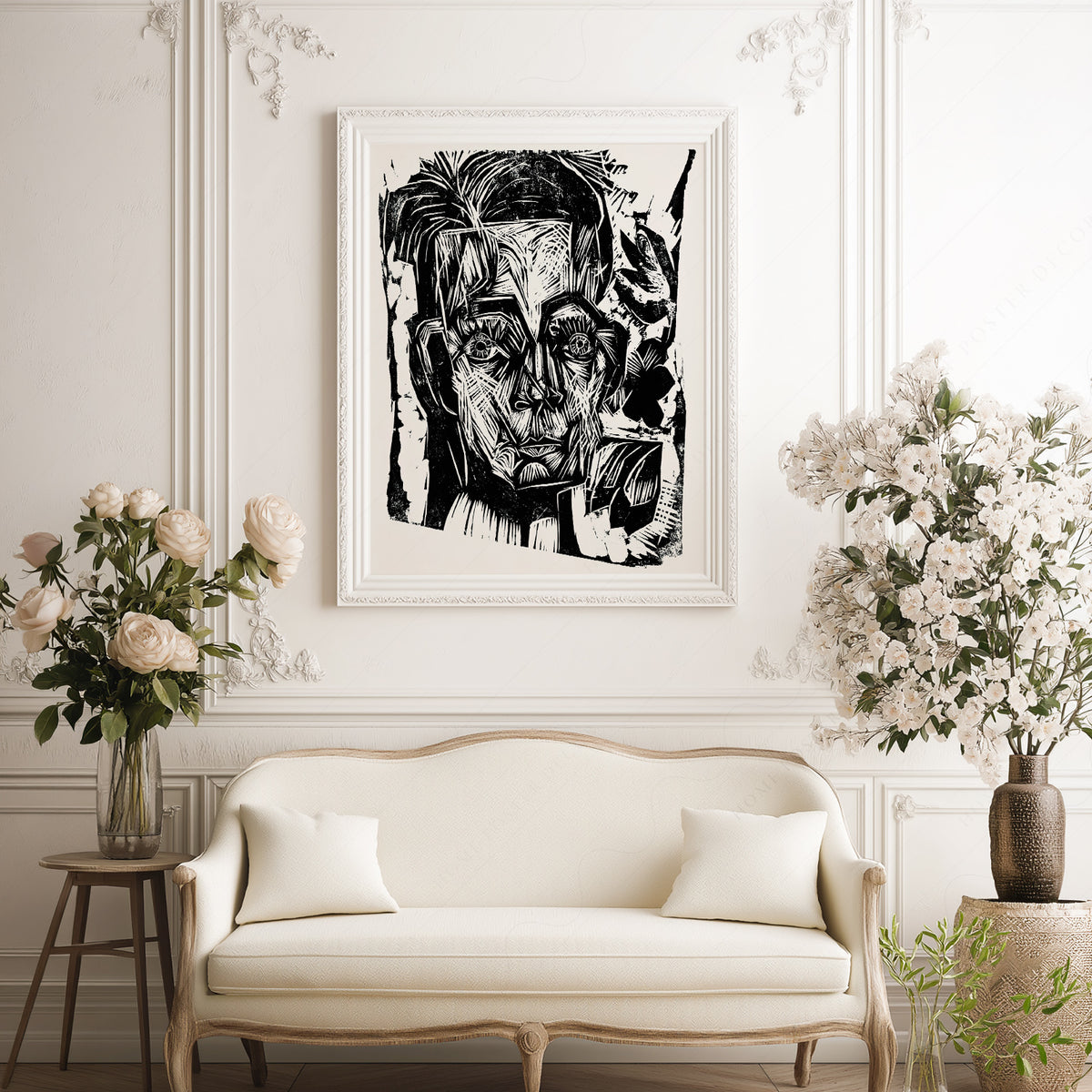 Ernst Ludwig Kirchner Head of Dr Robert Art Print — artwork preview 17