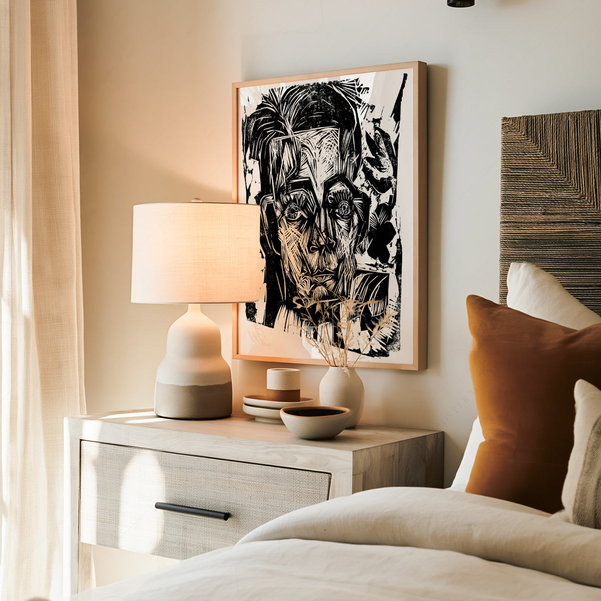 Ernst Ludwig Kirchner Head of Dr Robert Art Print — artwork preview 19