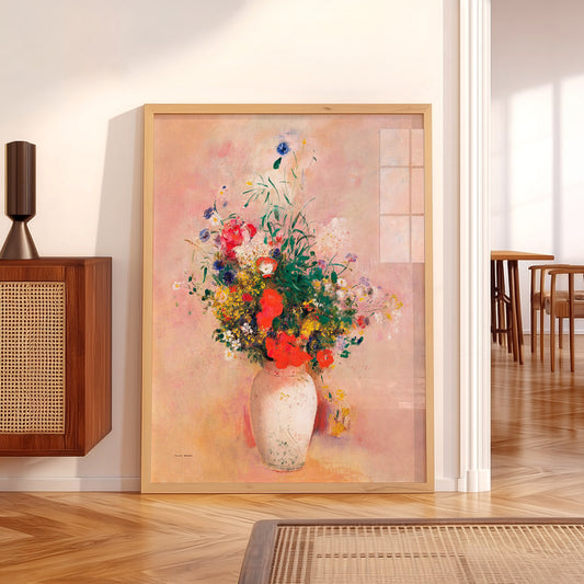 Odilon Redon Flowers in Vase Art Print – Vintage Botanical Wall Art — artwork preview 5
