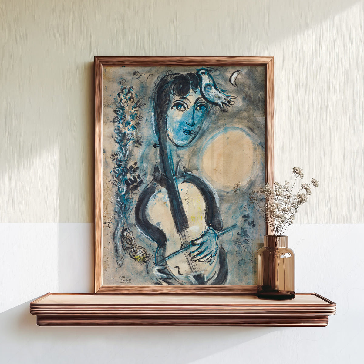 Marc Chagall The Cellist Art Print — artwork preview 18