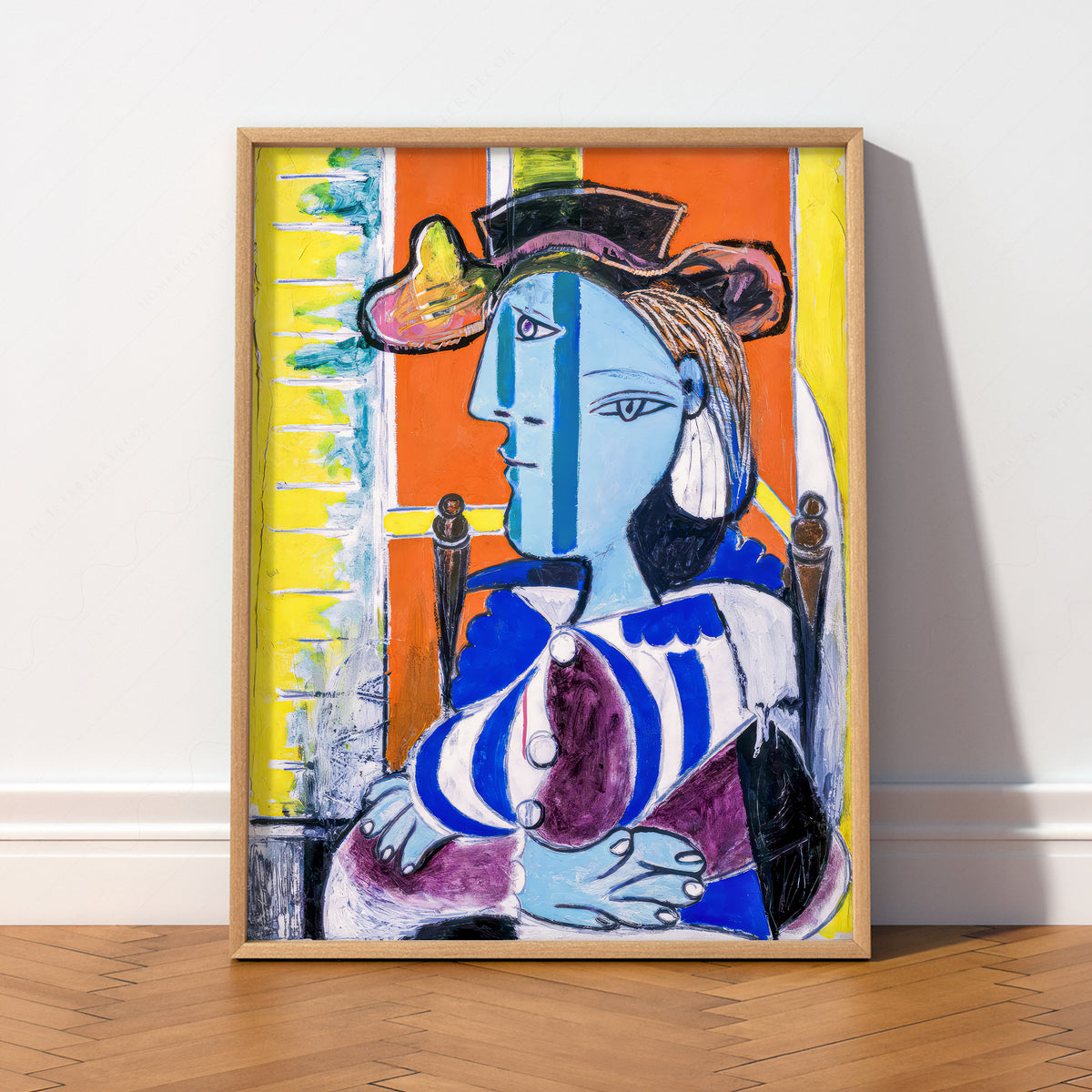 Pablo Picasso Woman with Crossed Arms Art Print — artwork preview 2