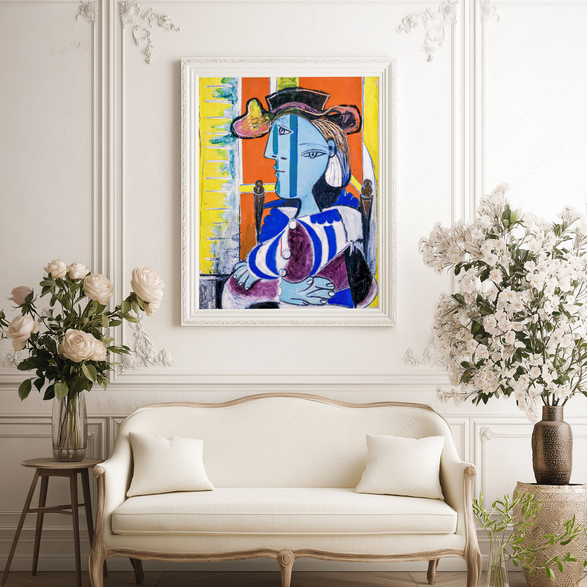 Pablo Picasso Woman with Crossed Arms Art Print — artwork preview 17