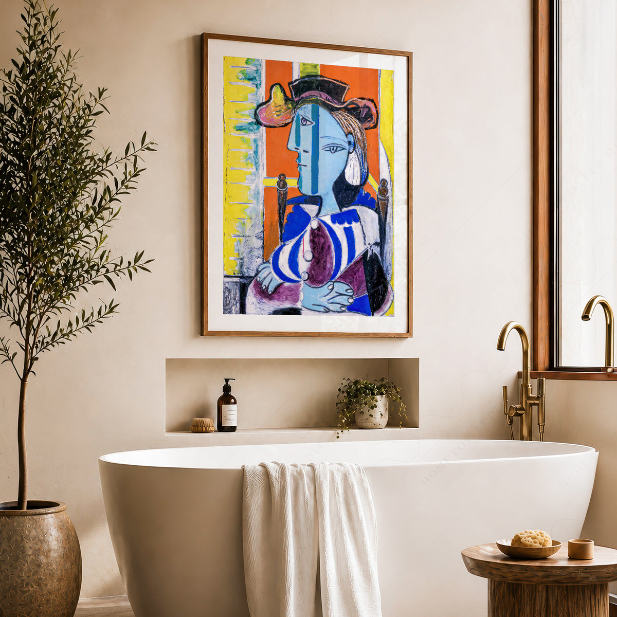 Pablo Picasso Woman with Crossed Arms Art Print — artwork preview 22