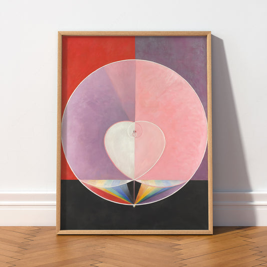 Hilma af Klint Doves No. 2 Art Print – Abstract Spiritual Wall Art — artwork preview 2