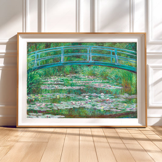 Claude Monet - Bridge over a Pond of Water Lilies - Museum Art Print — artwork preview 5