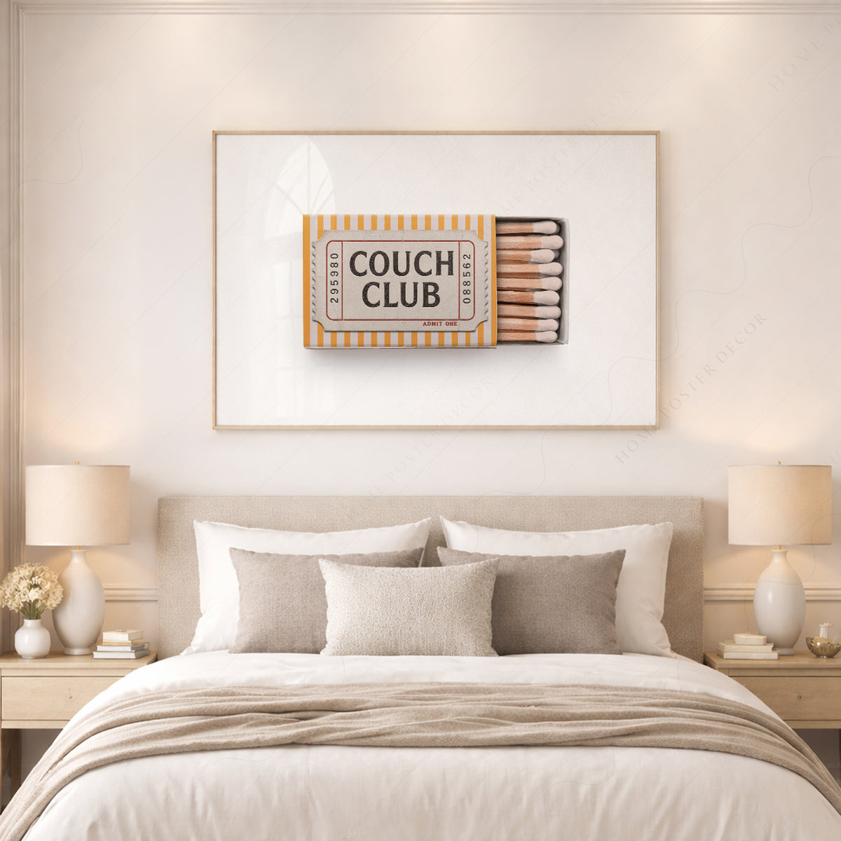 Couch Club Matchbox Art Print — artwork preview 17
