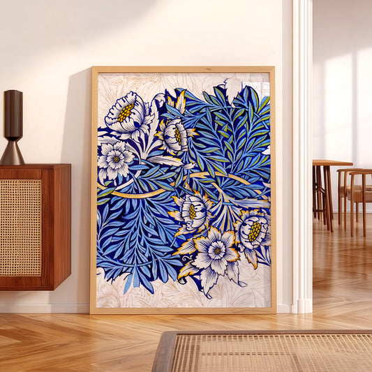 William Morris Tulip and Willow Art Print – Arts & Crafts Wall Decor — artwork preview 5