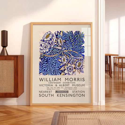 William Morris Tulip and Willow Exhibition Poster – Arts & Crafts Wall Art — artwork preview 5