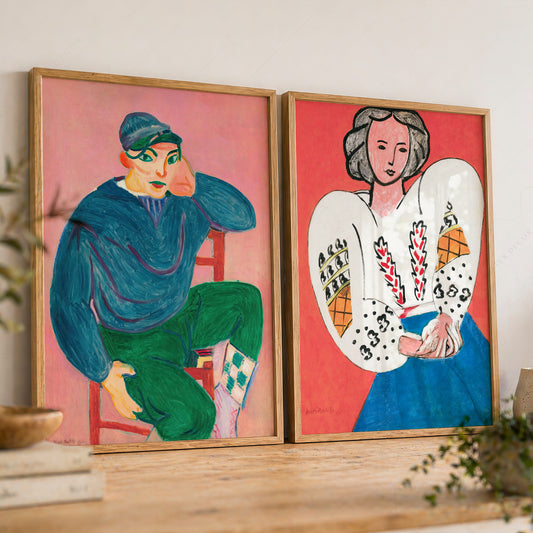 Henri Matisse Young Sailor & La Blouse Roumaine Print Set – Museum Wall Art — artwork preview 8