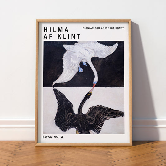 Hilma af Klint Swan No. 3 Art Print – Abstract Symbolist Wall Art — artwork preview 2