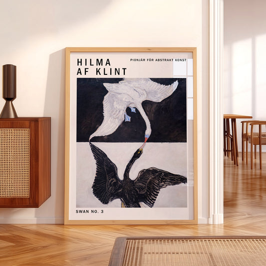 Hilma af Klint Swan No. 3 Art Print – Abstract Symbolist Wall Art — artwork preview 5