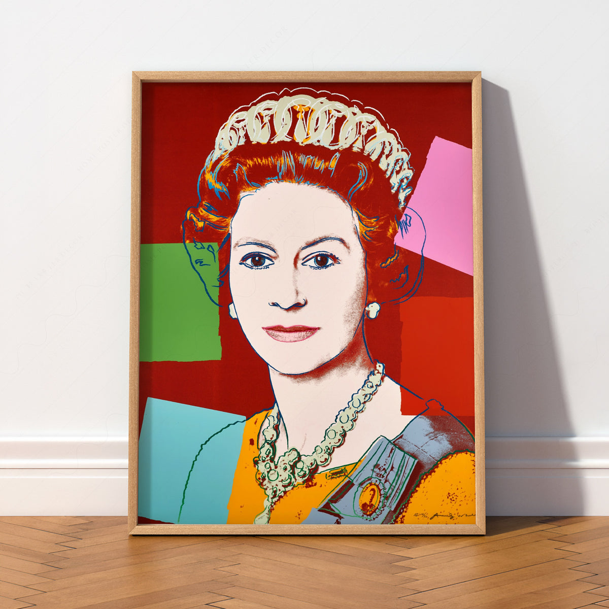 Andy Warhol Queen Portrait Pop Art Art Print — artwork preview 2