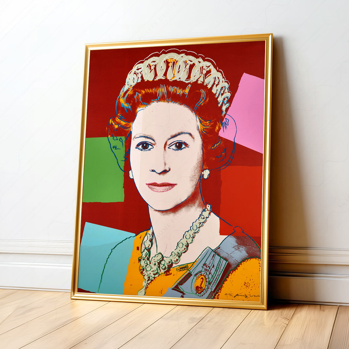 Andy Warhol Queen Portrait Pop Art Art Print — artwork preview 1