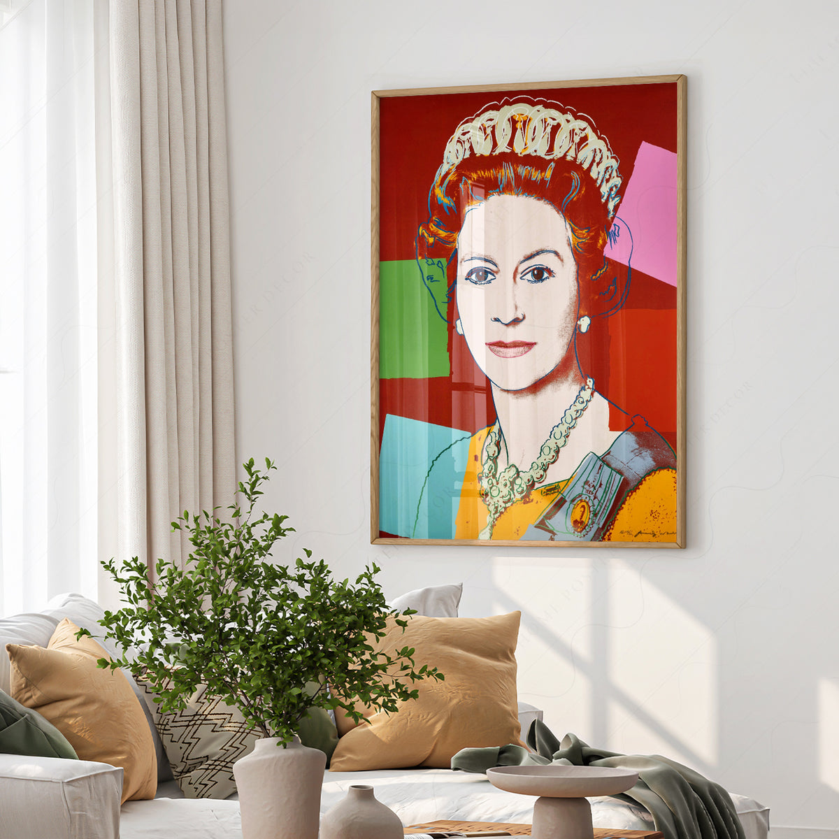Andy Warhol Queen Portrait Pop Art Art Print — artwork preview 6