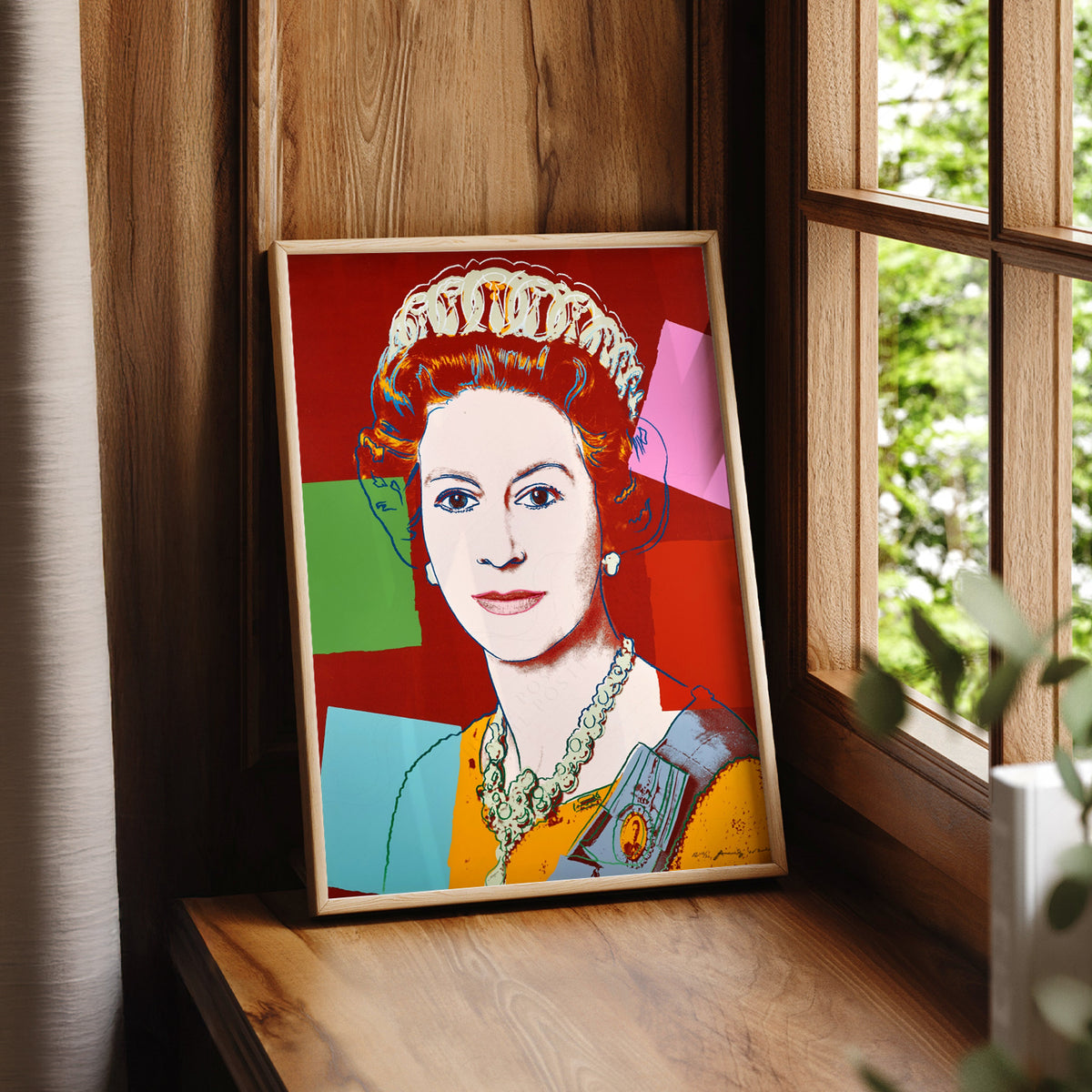 Andy Warhol Queen Portrait Pop Art Art Print — artwork preview 7