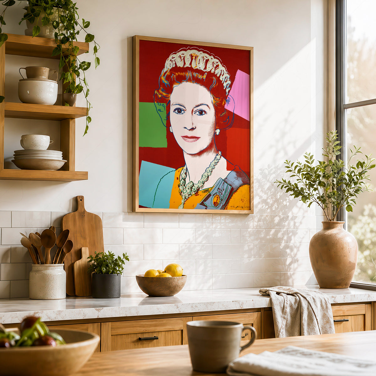 Andy Warhol Queen Portrait Pop Art Art Print — artwork preview 23
