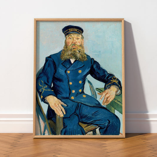 Van Gogh The Postman Joseph Roulin Art Print – Famous Painting Wall Art — artwork preview 2