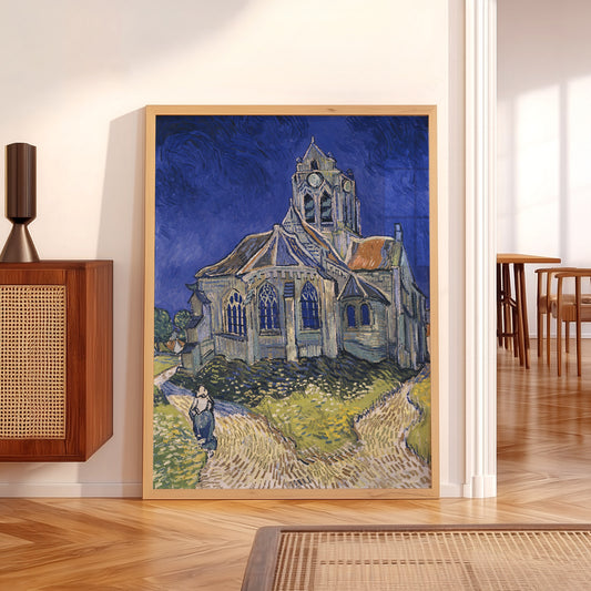 Van Gogh The Church at Auvers Art Print – Famous Painting Wall Art — artwork preview 5