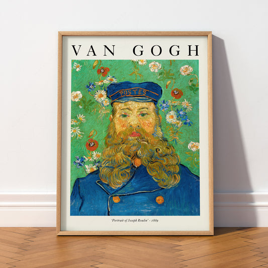 Van Gogh Portrait of Joseph Roulin Art Print – Famous Painting Wall Decor — artwork preview 2