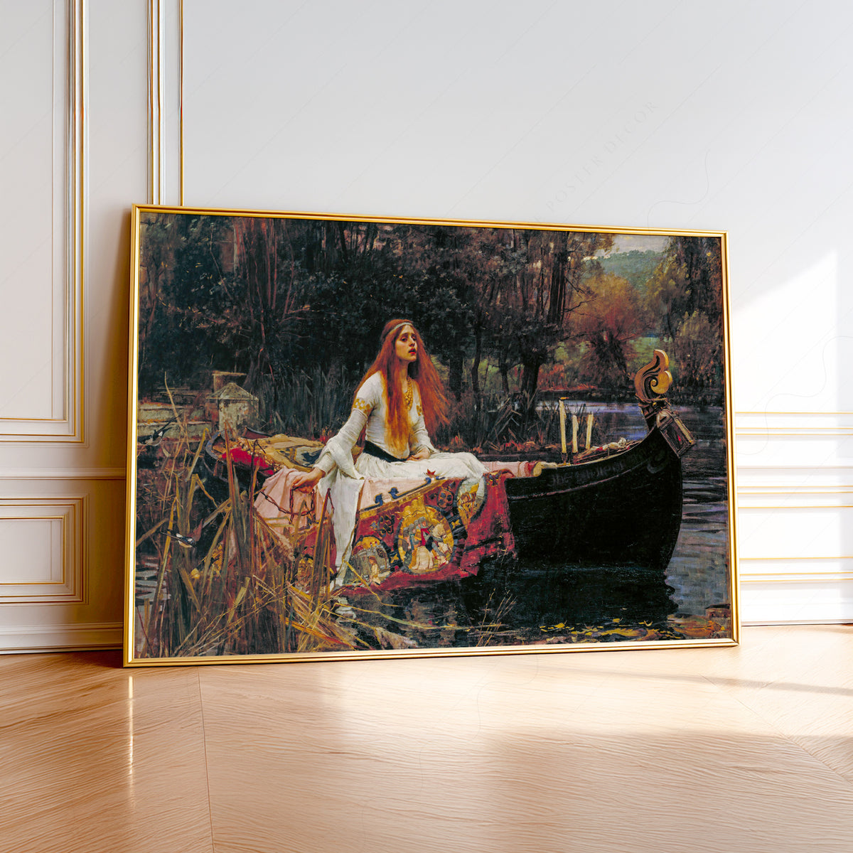 John William Waterhouse The Lady of Shalott Art Print — artwork preview 1