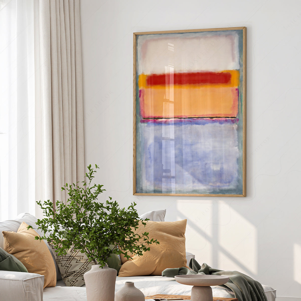 Mark Rothko Untitled Color Field Art Print – Abstract Expressionist Poster — artwork preview 6