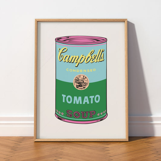 Andy Warhol Campbell's Soup Can Art Print – Pop Art Wall Decor Poster — artwork preview 2