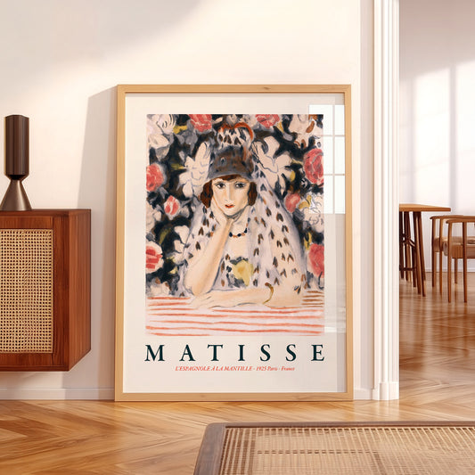 Henri Matisse L'Espagnole à la Mantille Art Print – Classic Wall Decor — artwork preview 5