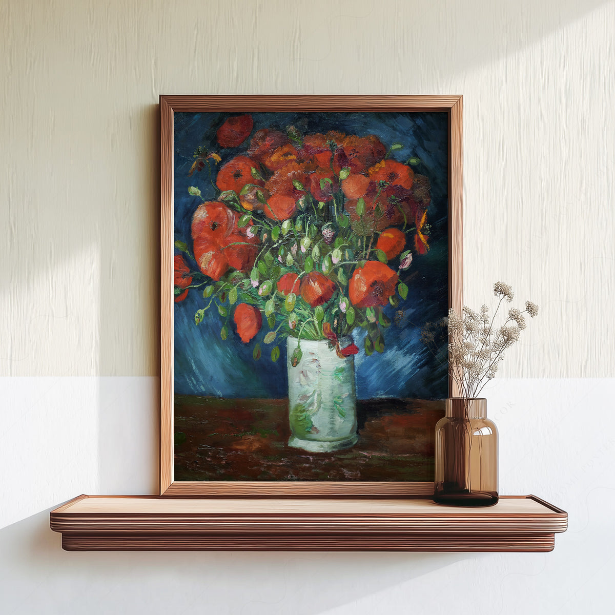 Vincent van Gogh Vase with Red Poppies Art Print — artwork preview 18