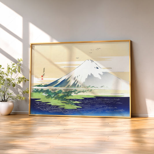 Ogata Gekkō Mount Fuji Art Print – Vintage Japanese Woodblock Poster — artwork preview 2