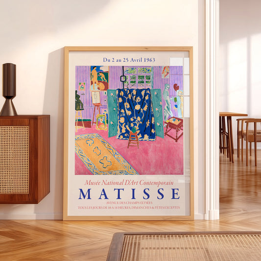 Henri Matisse The Pink Studio Exhibition Poster – Modern Wall Art Print — artwork preview 5