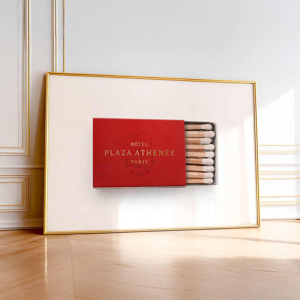 Hotel Plaza Athenee Matchbox Art Print — artwork preview 1