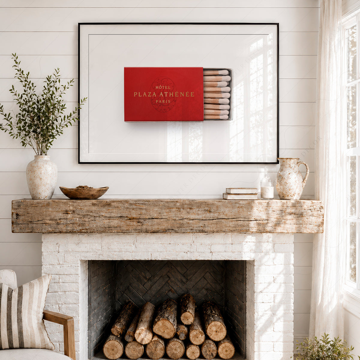 Hotel Plaza Athenee Matchbox Art Print — artwork preview 18