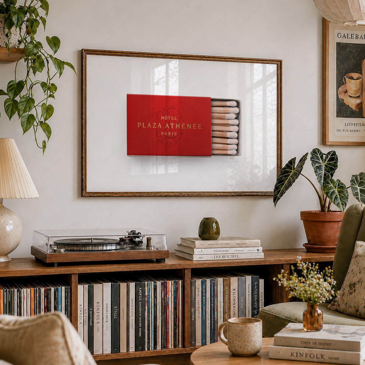 Hotel Plaza Athenee Matchbox Art Print — artwork preview 19
